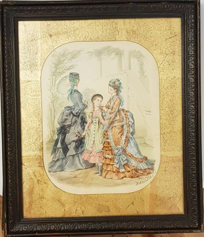 null Héloïse LELOIR (1819-1875)

Deux élégantes et Elégantes et jeune-fille

Deux...