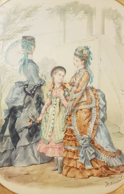 null Héloïse LELOIR (1819-1875)

Deux élégantes et Elégantes et jeune-fille

Deux...