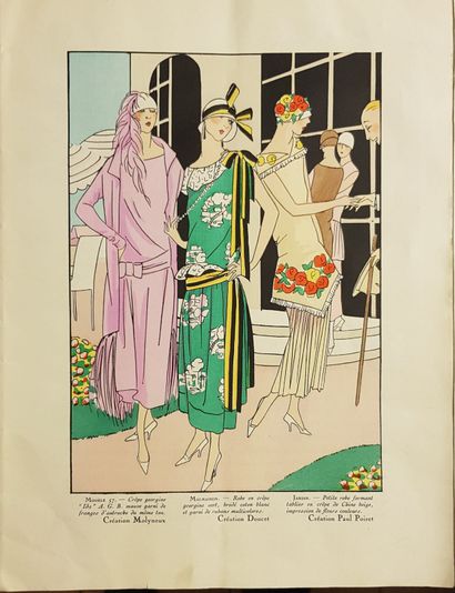  "ART GOUT BEAUTE 
Feuillets de l'élégance féminine, Paris" 
N°47 du 15 Juillet 1924...