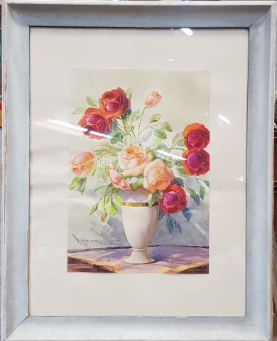 null Mikaelovitch QUZIEMSKI (1882 – 1973)

Bouquet de roses dans un vase 

Aquarelle...