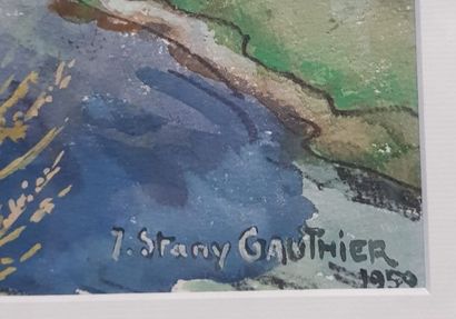 null Joseph STANY-GAUTHIER (1883-1969)

Paysage fantastique aux environs du Buron...