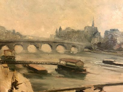 null FILIBERTI GEORGES GUIDO (1881 - 1970)

Vue de Seine depuis le Pont Neuf (pêcheurs...