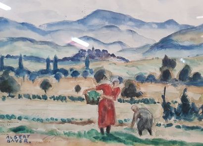 null Albert BAYER (1885 – 1963)

Les récoltes

Aquarelle sur papier signée en bas...