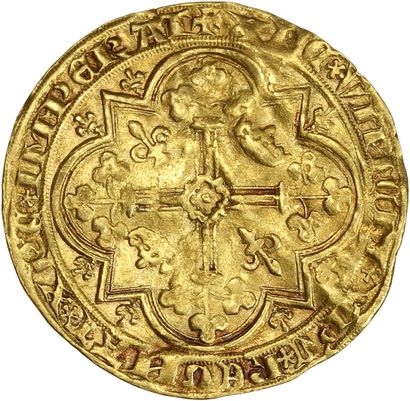 null France, Charles V (1364-1380) - Franc à pied 

 Référence: Dy360 TB; 3,72gr...