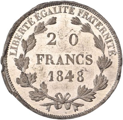 null Deuxième République (1848-1852) Concours 20 francs1848 par Montagny en Etain...