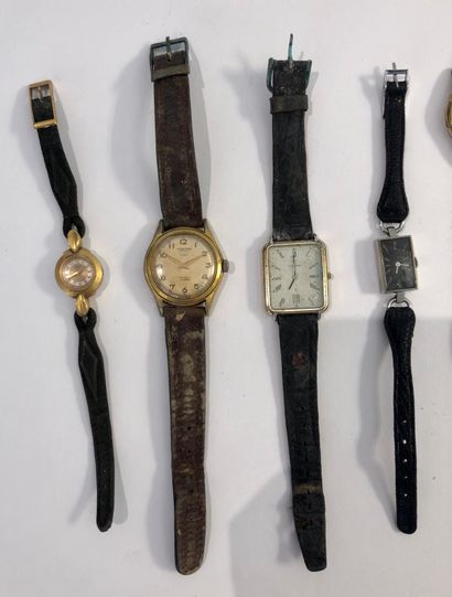 null Trois montres-bracelets dont une automatique de ‘Fellow Watch Genève’, une d’Eterna...