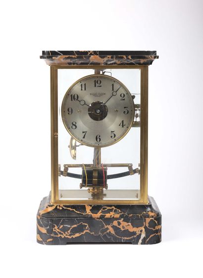 Horloge électrique à sonnerie signée ‘Bulle-clock...