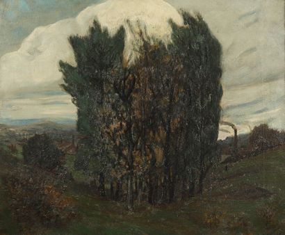 null Alphonse-Léon QUIZET ( 1885-1955)

"The grove".

Oil on canvas, signed lower...