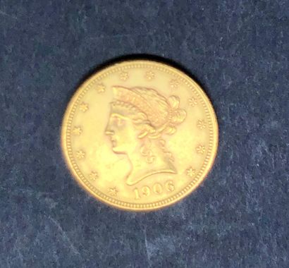 null ETATS-UNIS

1 pièce de 10 dollars US or, 1906