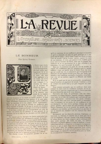 null ANNALES LITTERAIRES 1889 ; LA REVUE ENCYCLOPEDIQUE 1895-96 ; FIGARO ILLUSTRE,...