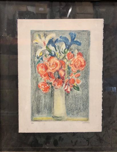 null André COTTAVOZ (1922 - 2012) 

Bouquet de fleurs des champs

Epreuve d'artiste...