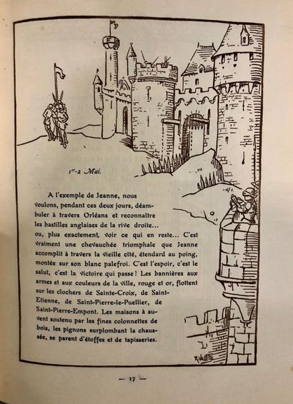 null LAFLOTTE, B. de. Sur les pas de Jeanne d’Arc, Orléans 29 avril- 8 mi 1429, Orléans...