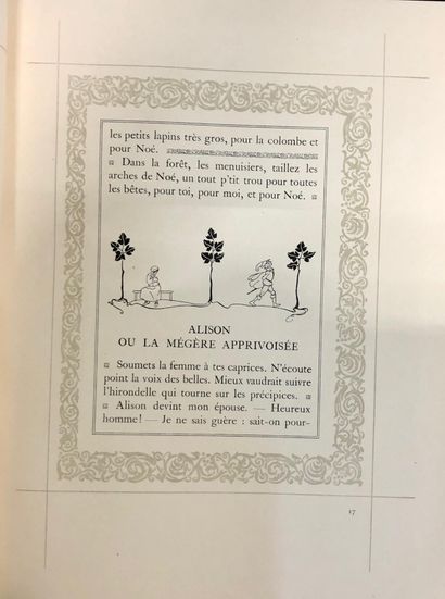 null FORT, Paul – RACKHAM, Arthur. Le livre des ballades, Pari 1921.In-4°demi maroquin...