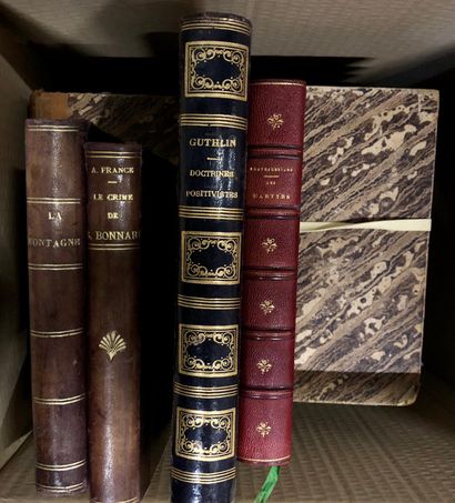null Livres de littérature, reliés. XIXe siècle