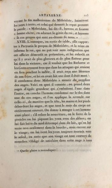 null Les vies des hommes illustres traduits du grec de Plutarque par Dominique RICARD,...