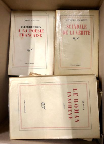 null LITERATURE française du XXe siècle. Editions de la NRF. Environ 30 vols.