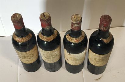 null 4 bottles

Château MARGAUX - 1st Gcc Margaux

Faded and stained labels. Low...