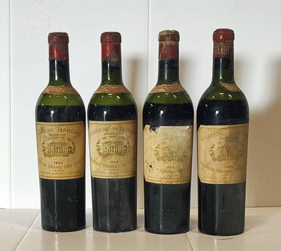 null 4 bouteilles

Château MARGAUX - 1er Gcc Margaux

Etiquettes fânées et tachées....