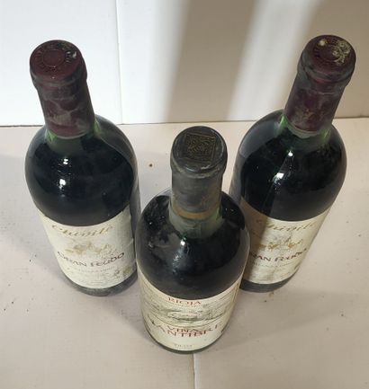 null 3 bottles

Spain : 1 RIOJA Vina Mantibre 1989 and 2 NAVARRA

Gran Feudo 1990

As...