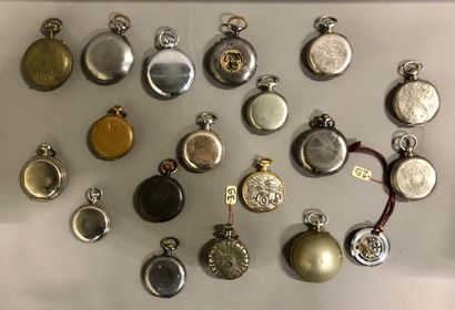 null Lot of 19 watches, 19th and 20th century.