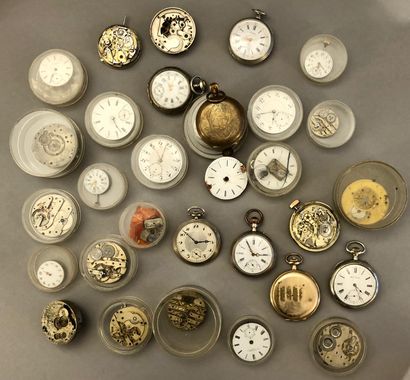 null Movements and watches from the end of the 19th and 20th centuries.