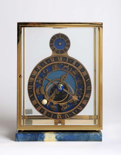 null Desk clock 'l'astrolabe' signed Ungerer Strasbourg', 'N°13 Colette et Jean-Pierre',...
