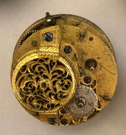 null Fourteen 18th and 19th century English or Dutch watch movements for the English...