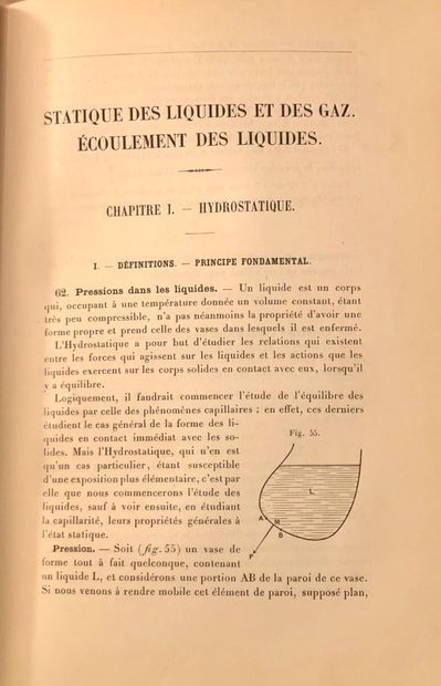 null CHAPPUIS, James BERGET, Alphonse. Cours de physique s. d. [vers 1880] ; WATIN,...