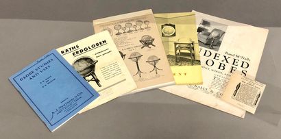 [GLOBES]. Advertisements and catalogues of...