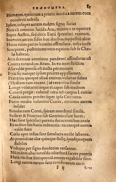 null PROCLUS, ARATUS, HYGINUS, et ALII. Astronomica veterum scripta Isagogica græca...