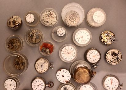 null Movements and watches from the end of the 19th and 20th centuries.