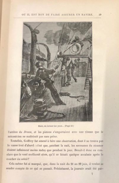 null Jules VERNE

3 volumes in-4° illustrés des Voyages extraordinaires dont 

L'école...