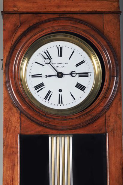 null 
Horloge régulateur Comtoise le cadran signé ‘Henri Montandon à Besançon’, troisième...
