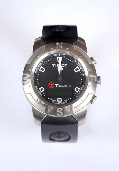 null TISSOT

Montre-bracelet d'homme, modèle TISSOT TOUCH, en acier, cadran noir...