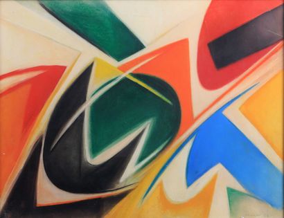 null 
Biagio PANCINO (né en 1931)



Composition abstraite à dominante verte, rouge...
