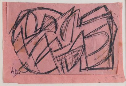 null 
Biagio PANCINO (né en 1931)



Mouvements




Technique mixte sur papier rose




Monogrammé...