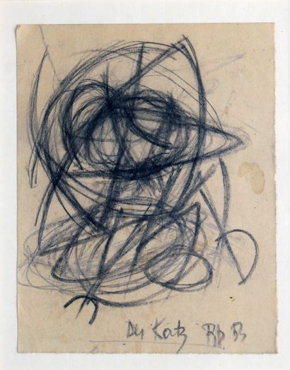 null 
Biagio PANCINO (né en 1931)



Der Katz / Le chat




Crayon sur papier




Titré,...