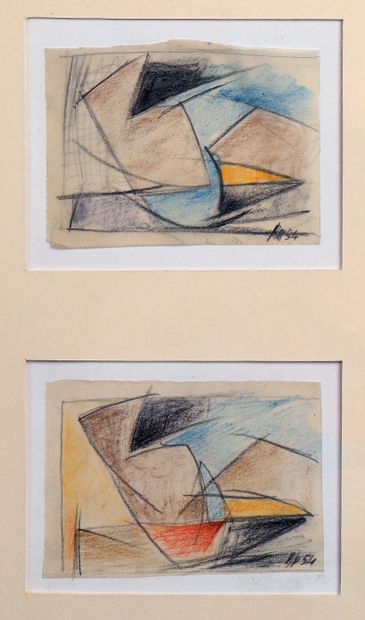 null 
Biagio PANCINO (né en 1931)



Evolution d’une abstraction




Deux dessins...