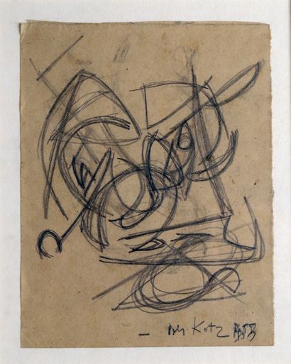 null 
Biagio PANCINO (né en 1931)



Der Katz / Le chat




Crayon sur papier




Titré,...