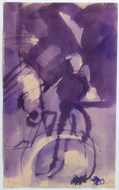 null 
Biagio PANCINO (né en 1931)



Effluves violettes




Encre de Chine sur papier...