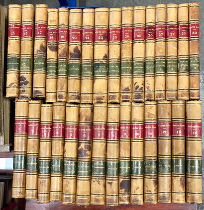 null Walter SCOTT 

Oeuvres complètes 

30 volumes in-8°

Furne et Cie, Charles Gosselin...