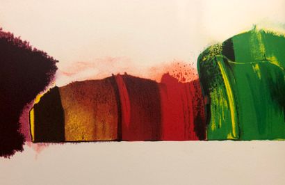 null Paul JENKINS (1923 - 2012)

Composition abstraite

Lithographie couleurs signée,...