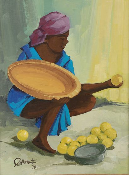 null CALLEBAUT RAYMOND (Né en 1932)

Le vendeur de citrons



Huile sur toile. 

Dans...