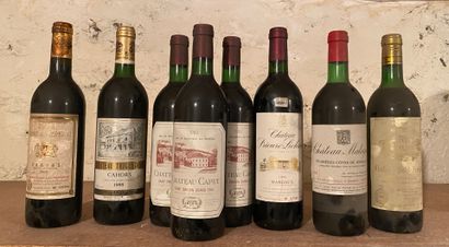 8 bouteilles VINS DIVERS FRANCE A VENDRE...