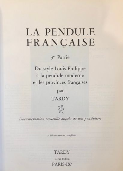 TARDY, 5th edition 1982, 3rd part only.