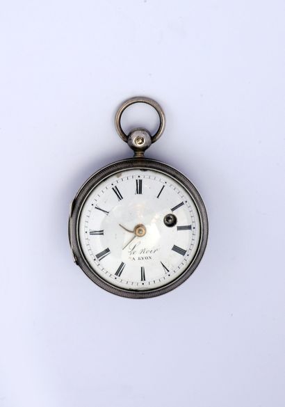 Silver verge watch signed (dial and movement),...
