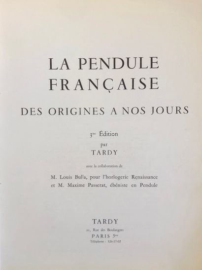 TARDY, édition 1967 1962, 1964 tomes 1 à...