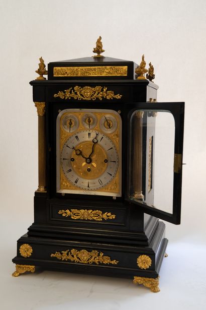 null Scottish clock with chimes and ringing at half past the hour for the Ottoman...