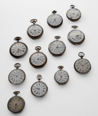 Twelve watches of which four with anchor...