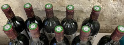 null 10 bouteilles Château SIRAN - Margaux 1985 ( 4 étiquettes tachées et abîmées,...